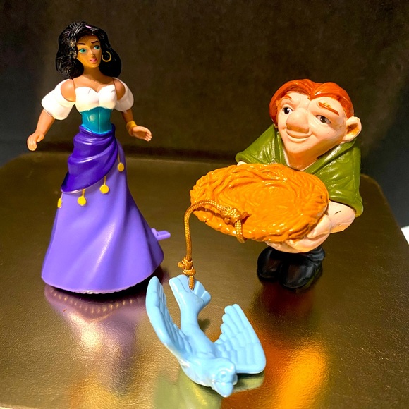 DISNEY VINTAGE 90s HUNCHBACK OF NOTRE DAME McDONALDS & BURGER KING TOY BUNDLE 10 - Picture 3 of 12